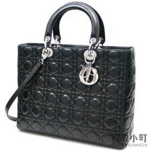 Christian Dior Lady Classic Bag Cannage Stitch Lambskin Shoulder Tote Quilted